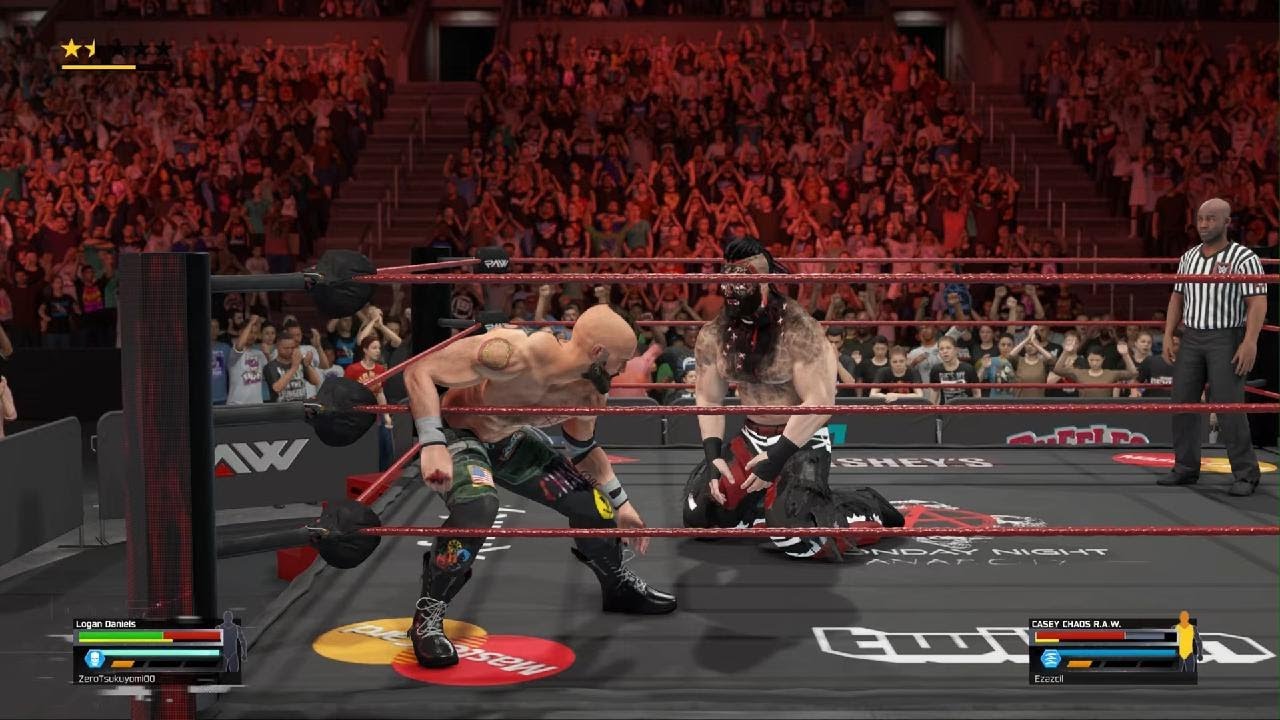 WWE 2K25 R.A.W Monday Night Anarchy Logan Daniels Vs Casey Chaos 