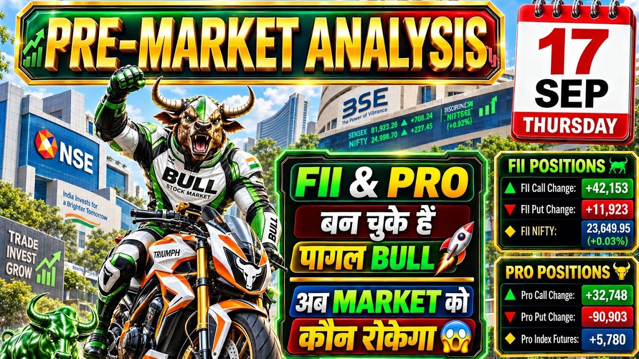 Nifty Option Trading Strategy Today | Nifty, Sensex, Banknifty Tomorrow Prediction