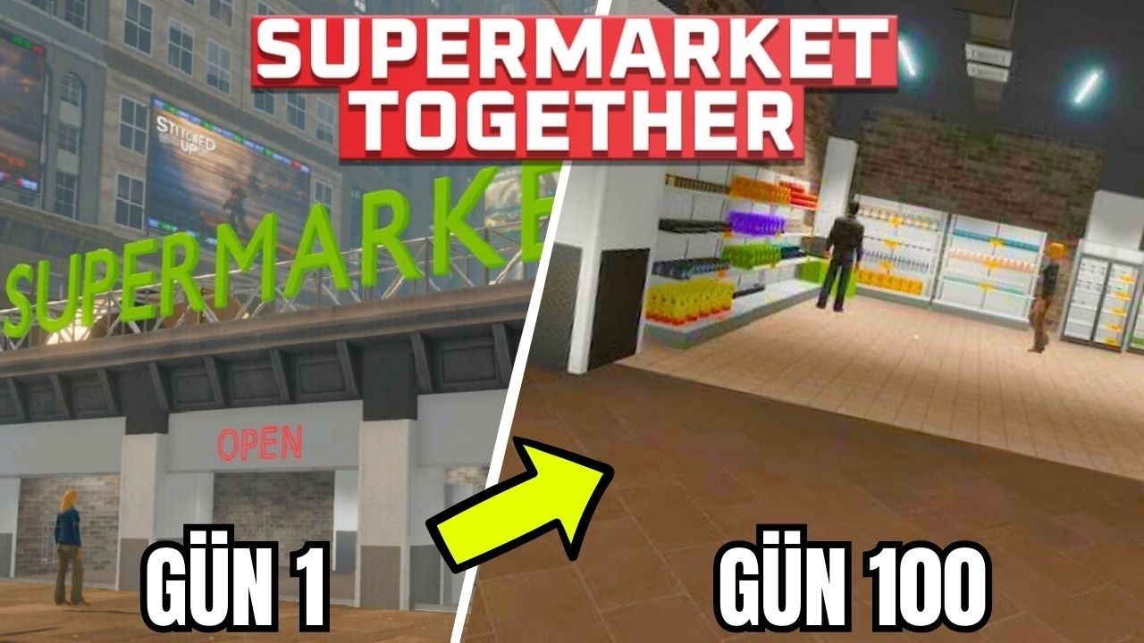 2 KİŞİ MARKET İŞLETTİK!!| SUPERMARKET TOGETHER | BÖLÜM 1