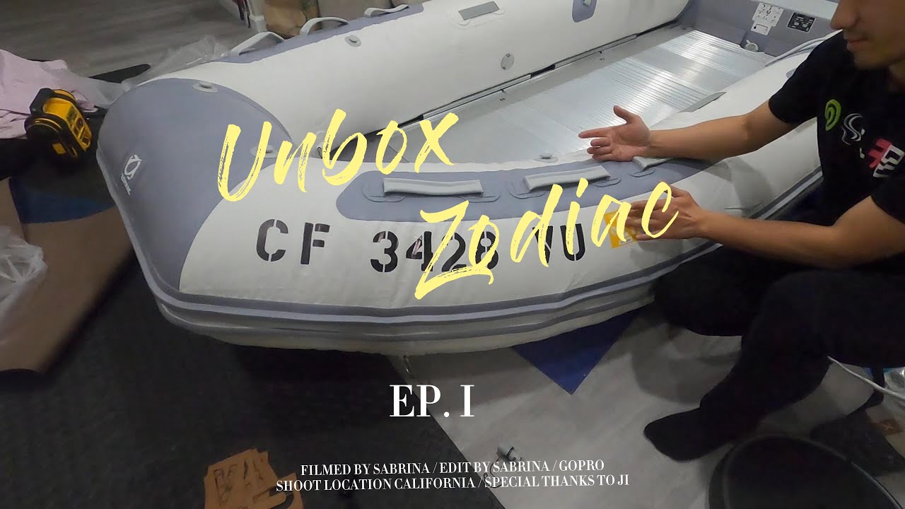 Unboxing the Zodiac Cadet ALU 350 Inflatable Boat