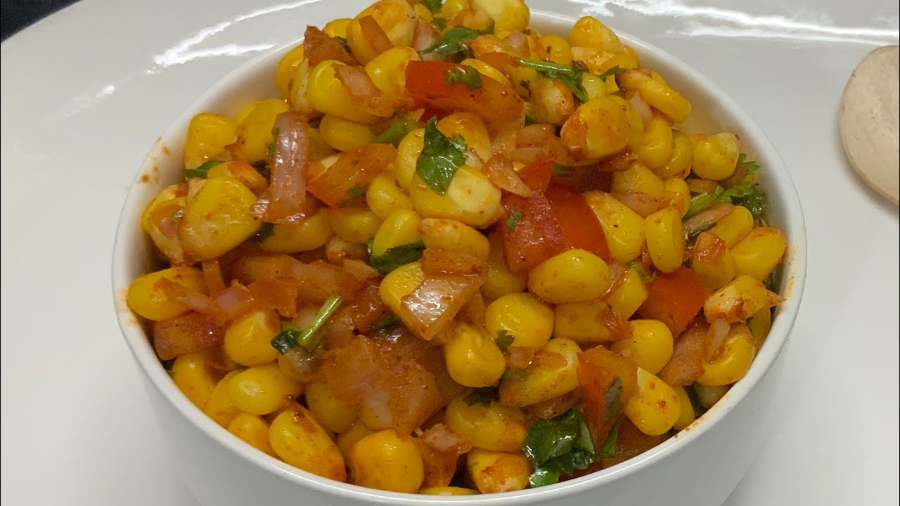 sweet corn chat /5mins snacks/#sweetcornchaat /sweet corn recipes in tamil #snacks recipes in Tamil