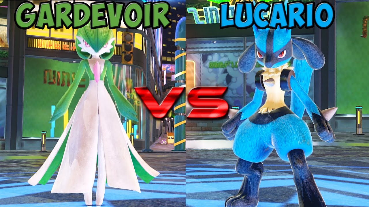 Pokken tournament DX - Gardevoir vs Lucario