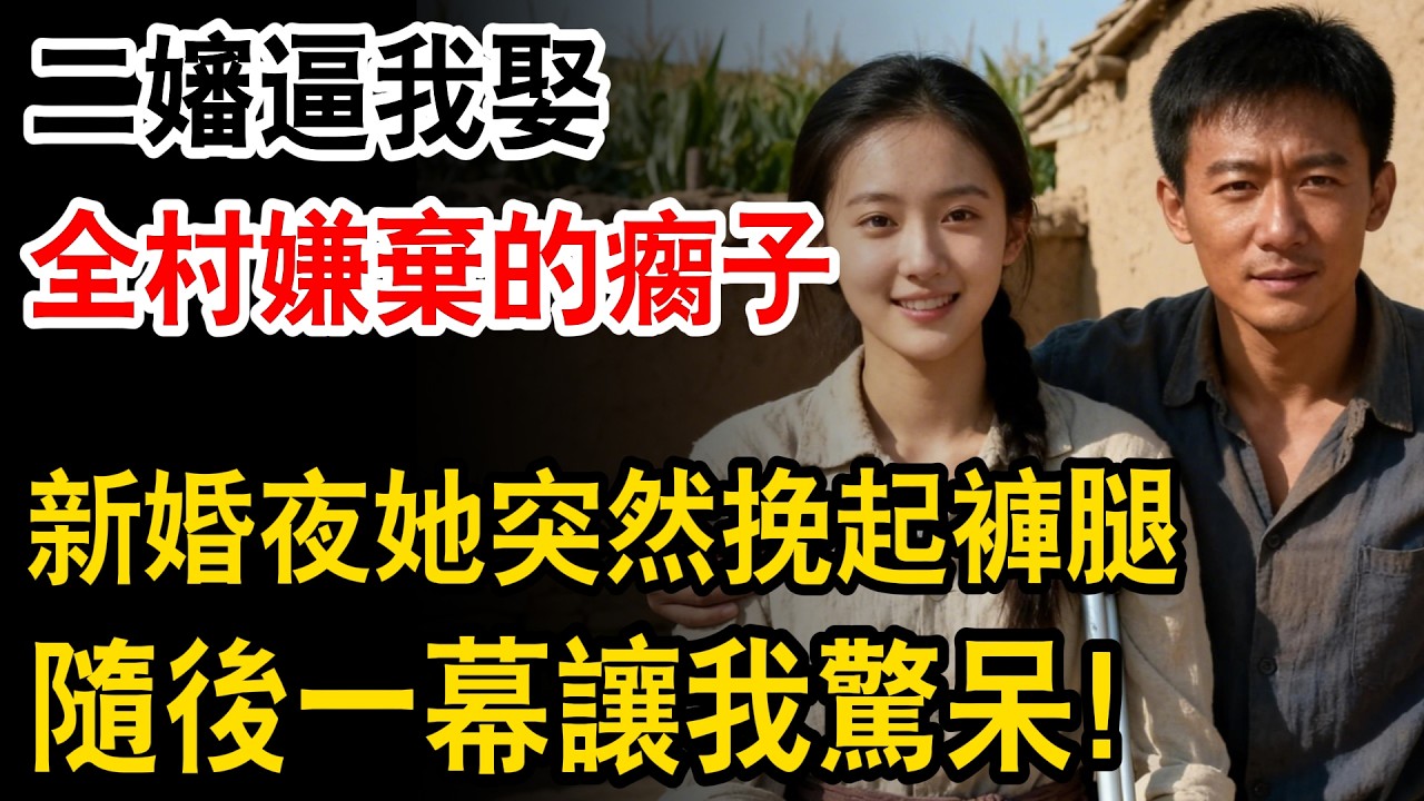 二嬸逼我娶全村嫌棄的瘸子，新婚夜他突然挽起褲腿，隨後一幕讓我驚呆！幸福人生 #生活經驗 #為人處世 #日常 #人生感悟