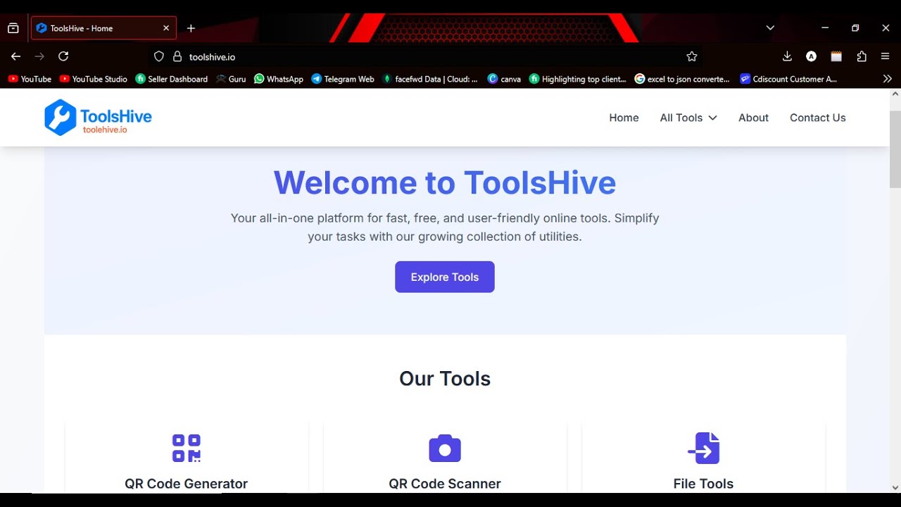 toolshive.io Your all-in-one platform for fast, free, and user-friendly online tools.