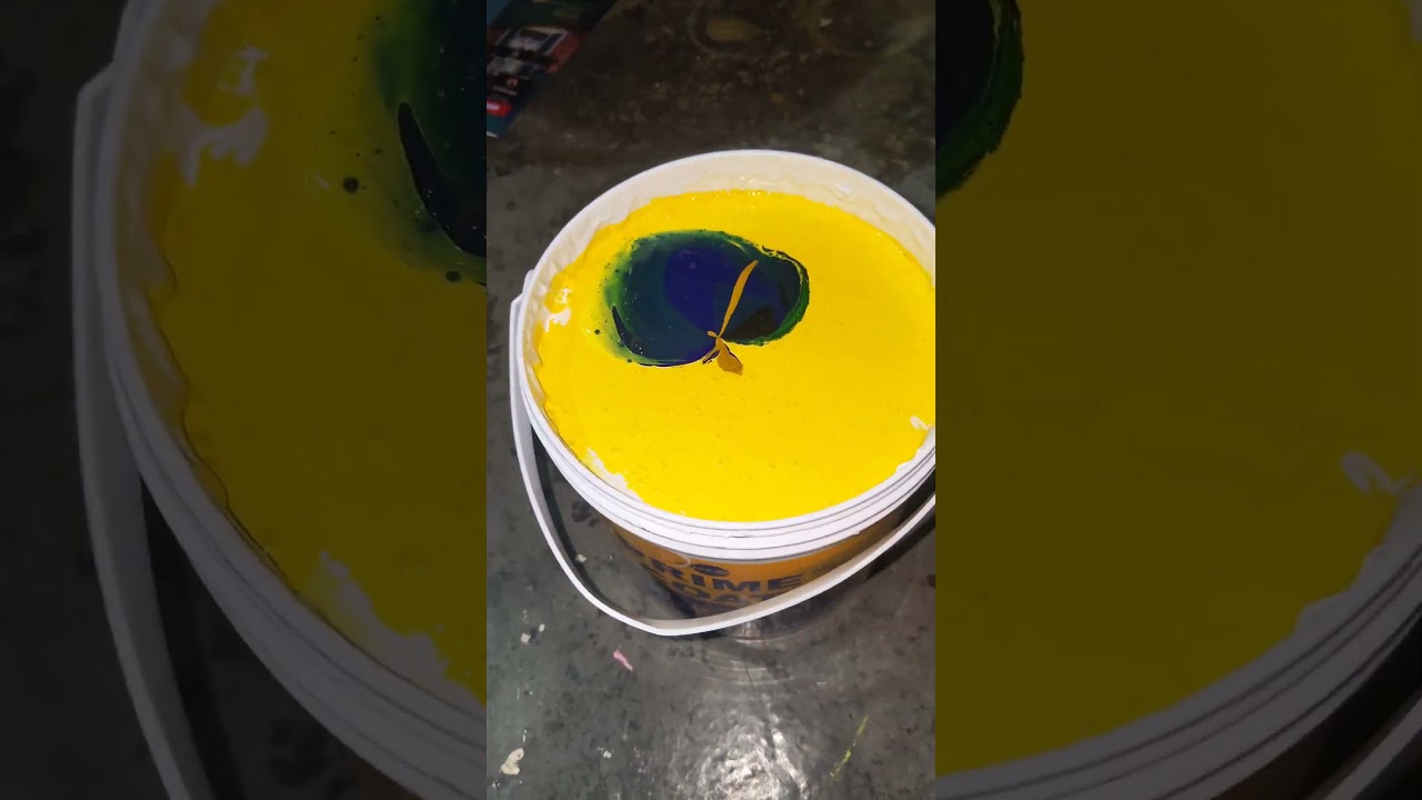 Dulux let's colour (Green colour) #colors #paint #machine