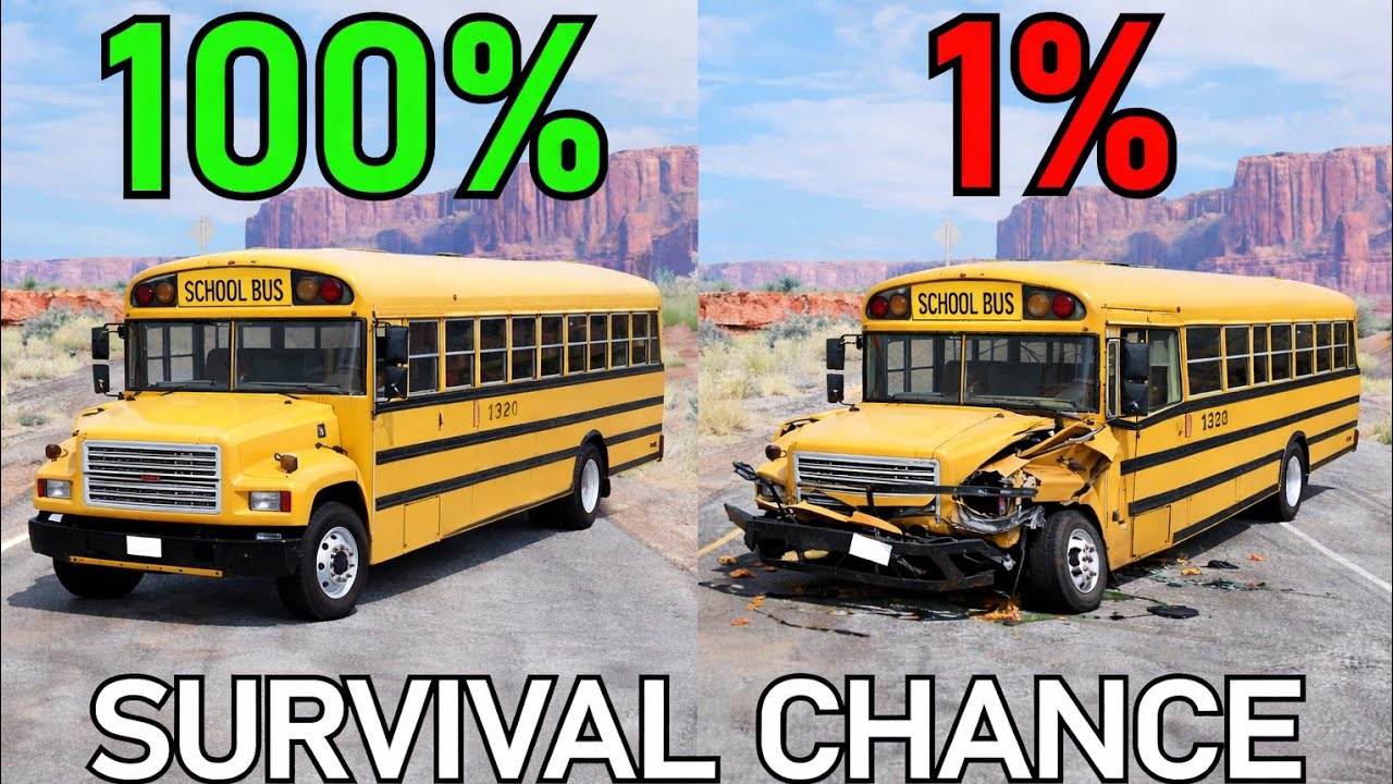 Realistic Survival Chance Crashes #13 |  BeamNG.Drive