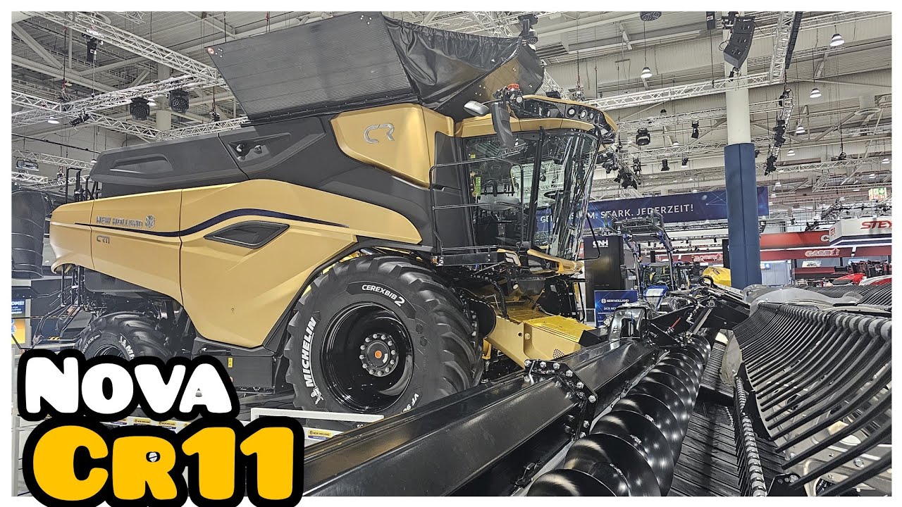 NOVA COLHEITADEIRA DA NEW HOLLAND CR11 || LINDA MÁQUINA