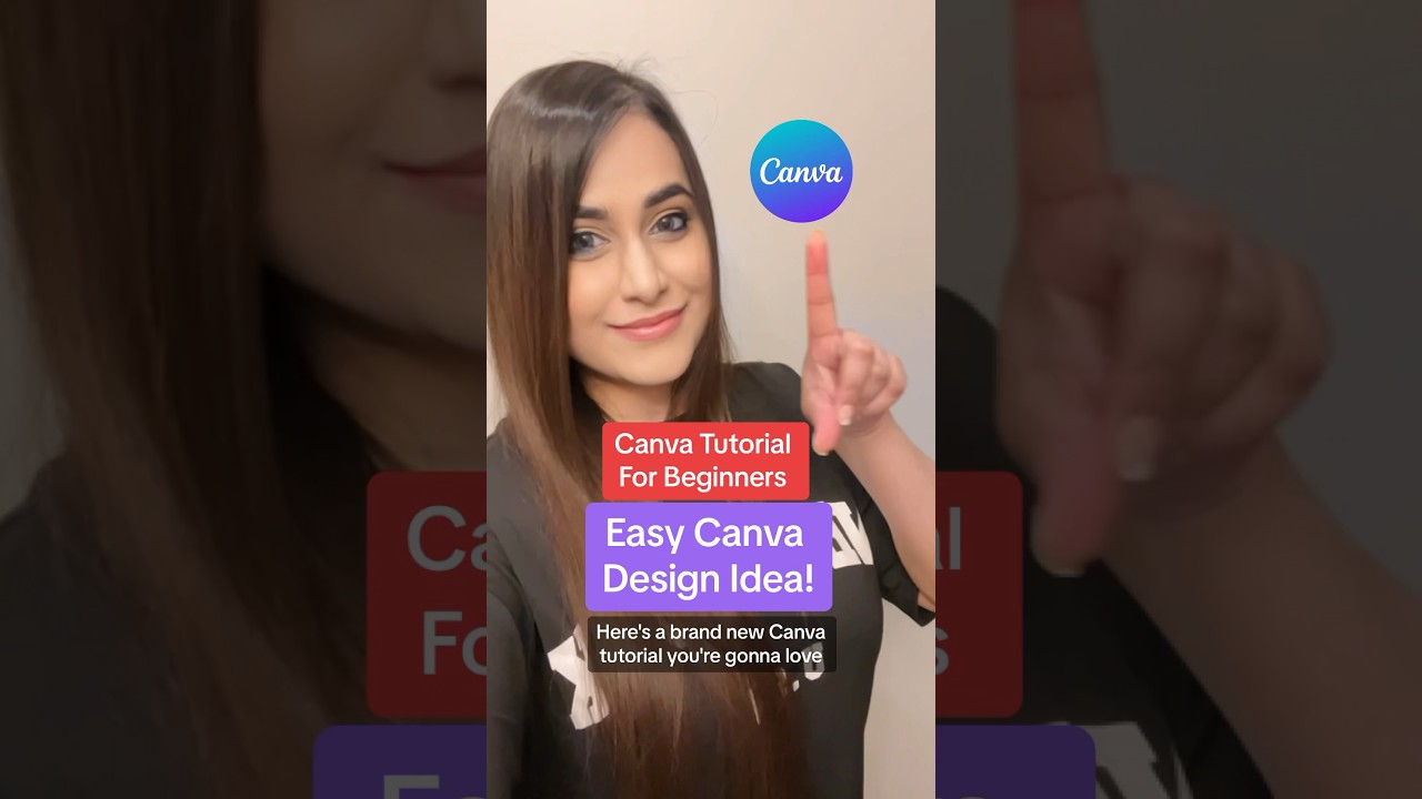 Учебник по Canva для начинающих &mdash; простая идея дизайна в Canva! 💡 #canvatips #canvatutorial
