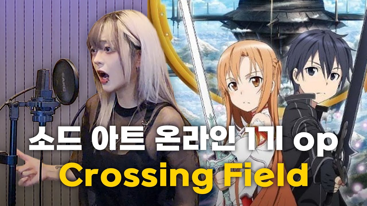 소드아트온라인 1기 OP「LiSA - 크로싱 필드 (Crossing Field)」Cover by 리아
