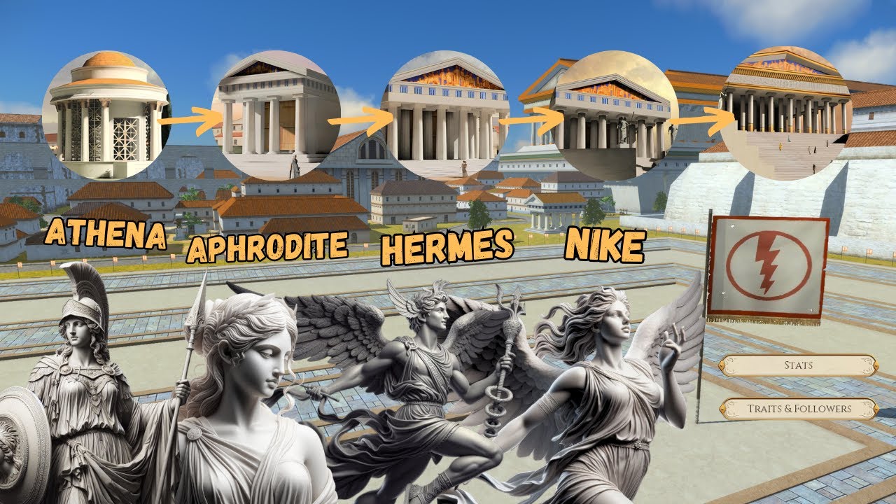 WHICH GREEK CITIES TEMPLE TO BUILD? A COMPLETE GUIDE — Rome Total War Remastered (Temples Guide)