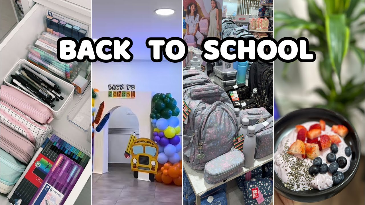 تجهيزات العوده للمدرسه 📚2025 \\ back to school 🚌
