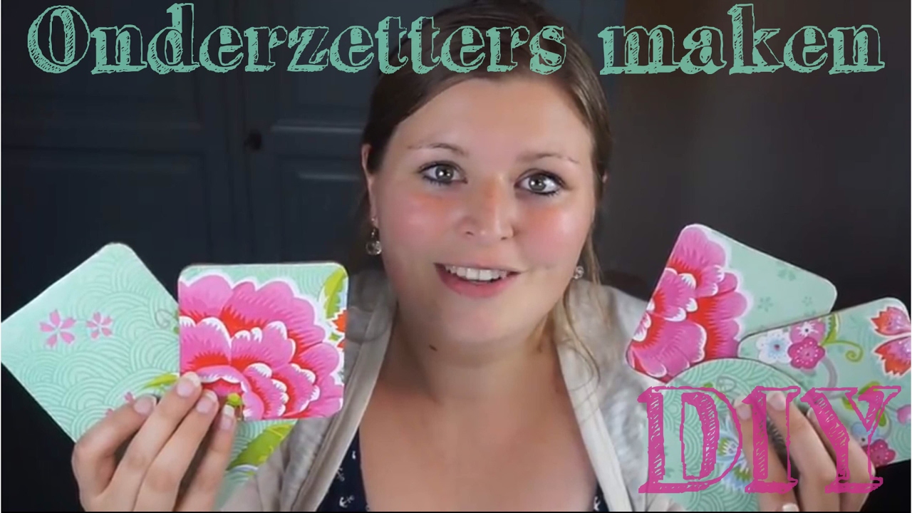 DIY: Onderzetters maken | Behang en kurk | Crea'Bella