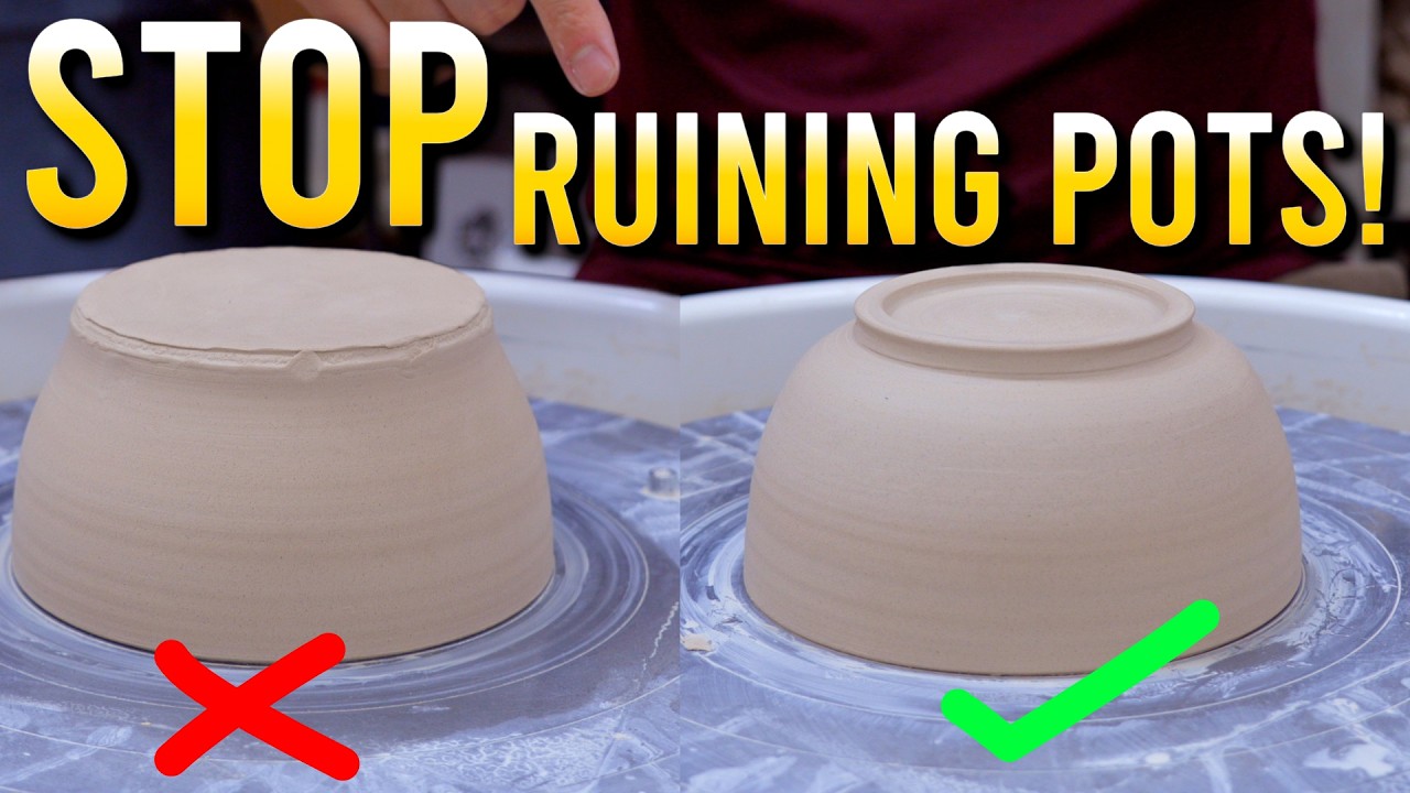 10 Pottery Trimming Tips Every Potter Should Know.  Stop Ruining Your Pots!