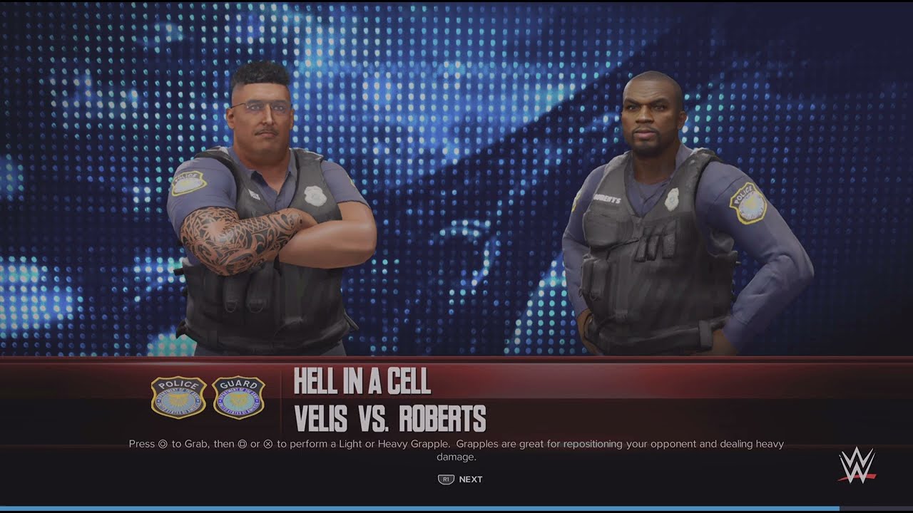 Velis  vs. Roberts Hell in a cell