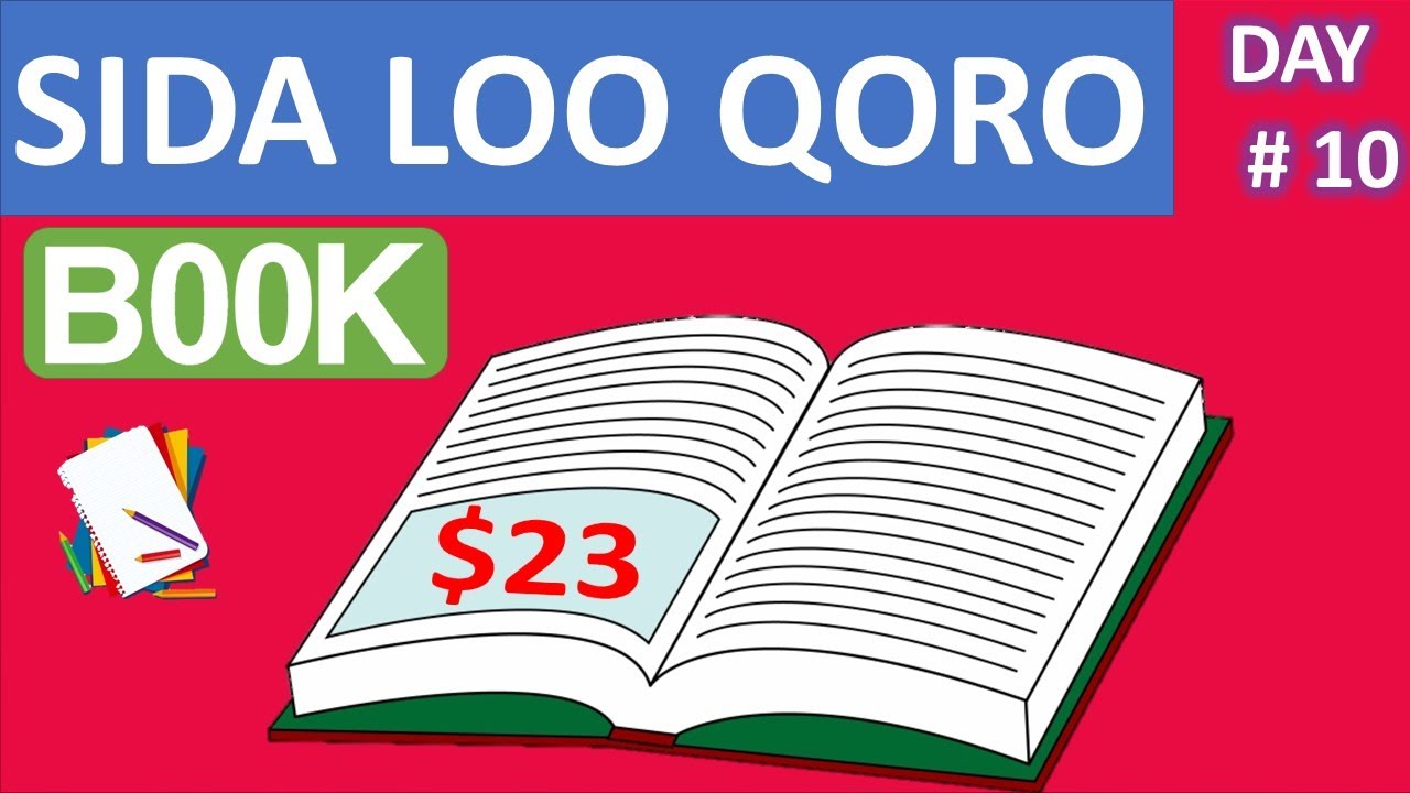 Sida Buug Loo Qoro Lacagna Looga Sameeyo