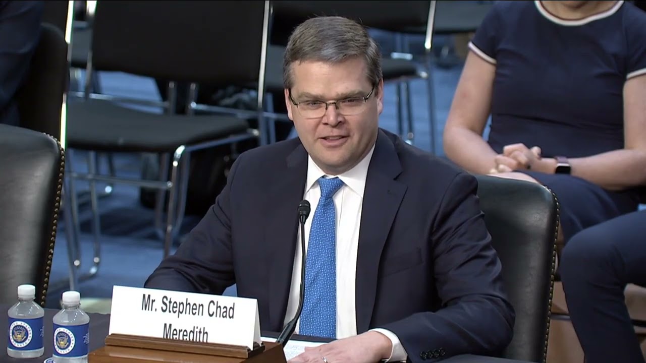 Chad Meredith's Opening Statement at Nomination Hearing