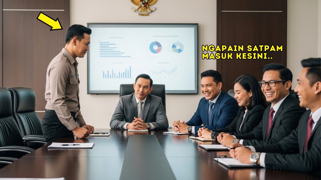 SATPAM INI DITERTAWAKAN DIREKTUR… 5 MENIT KEMUDIAN SEMUA BERDIRI MEMBERI HORMAT!