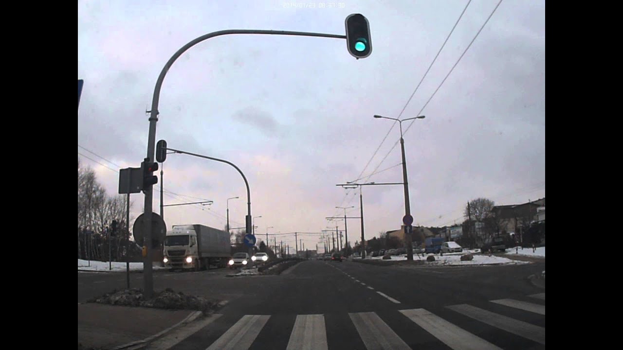 Kamerka samochodowa FX190 demo nagranie styczeń