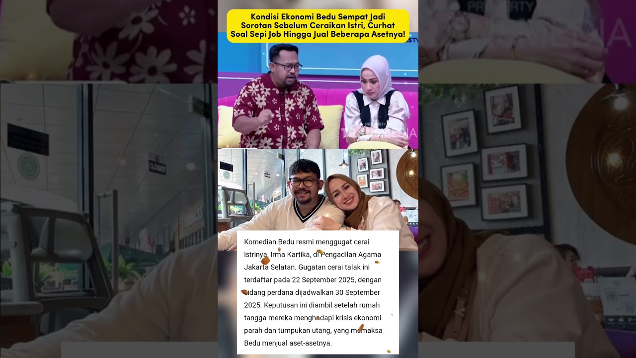 komedian Bedu Gugat cerai istri setelah krisis ekonomi 🥹 #shortvideo #Bedu