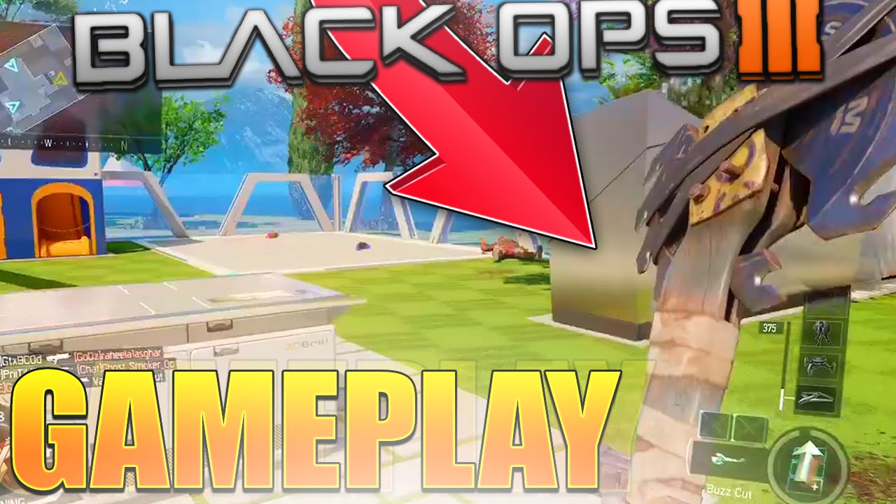 BLACK OPS 3 BUZZ CUT GAMEPLAY! Buzz Cut Chainsaw Gameplay! Buzz Cut Melee Weapon BO3 Buzz Cut