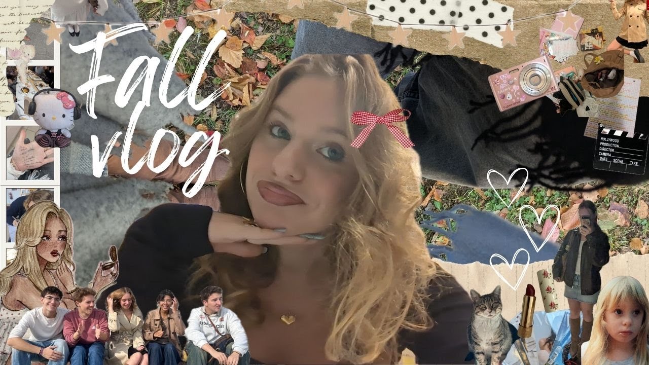 🍁🎀 FALL VLOG 🧸📔☕ Une semaine dans ma p'tite vie de lycéenne (motivation & good vibes automnales ✨)