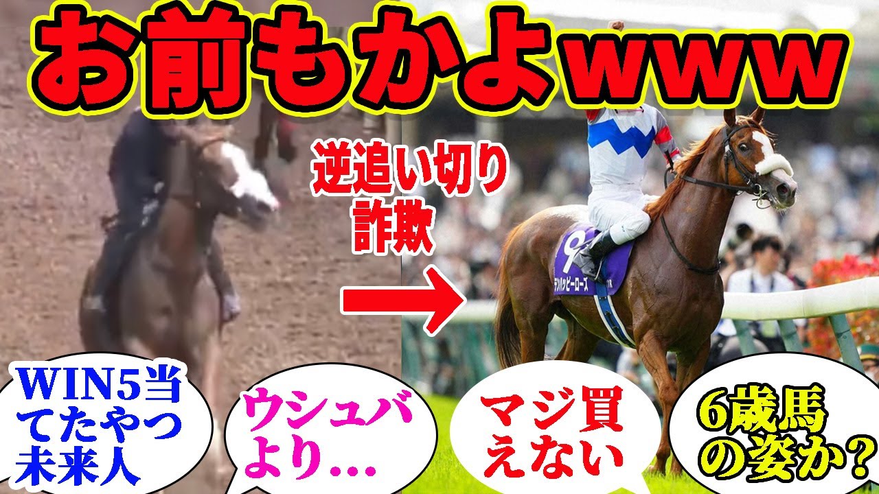 【テンハッピーローズ】お前も逆追い切り詐欺部かよwマジ買えない！に対する競馬民の反応集