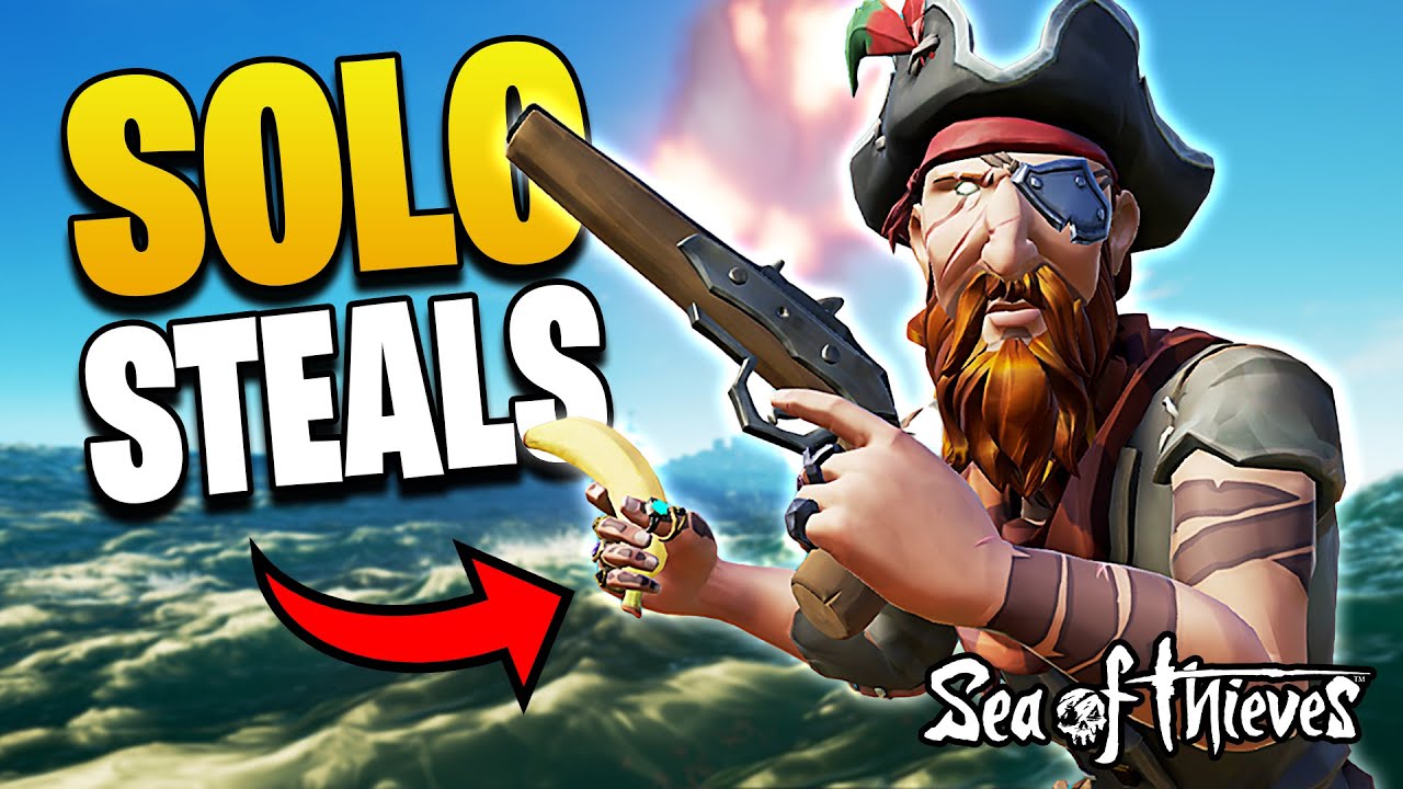 SOLO STEALS & Funny Moments in Sea of Thieves (Gameplay & Highlights)