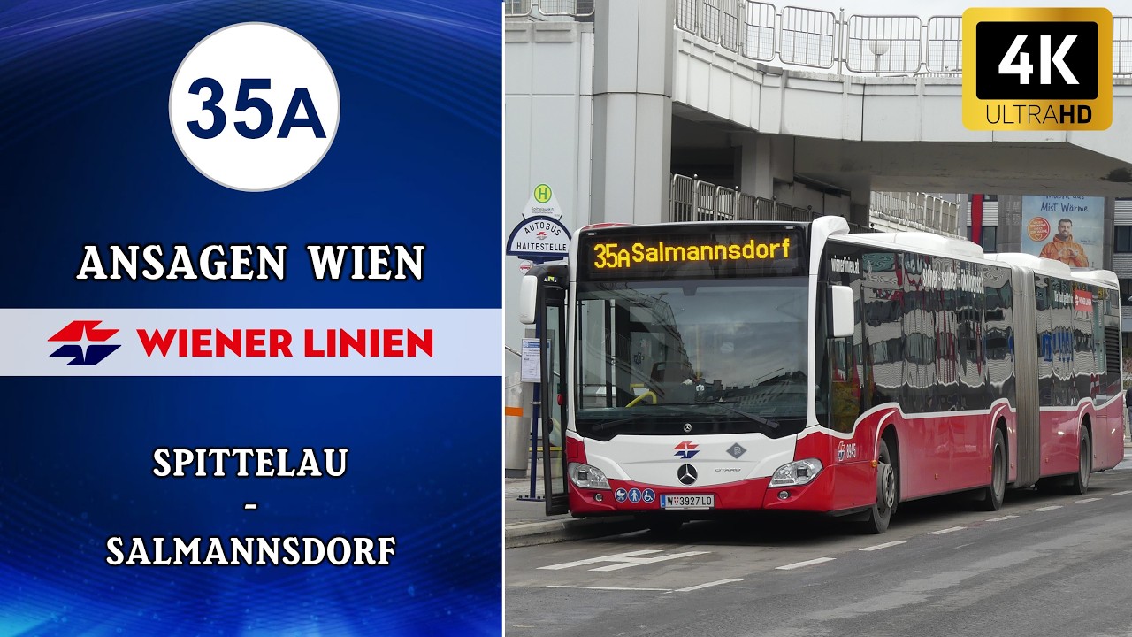 Linie 35A Wien Ansagen – Spittelau – Salmannsdorf | Wiener Grantler