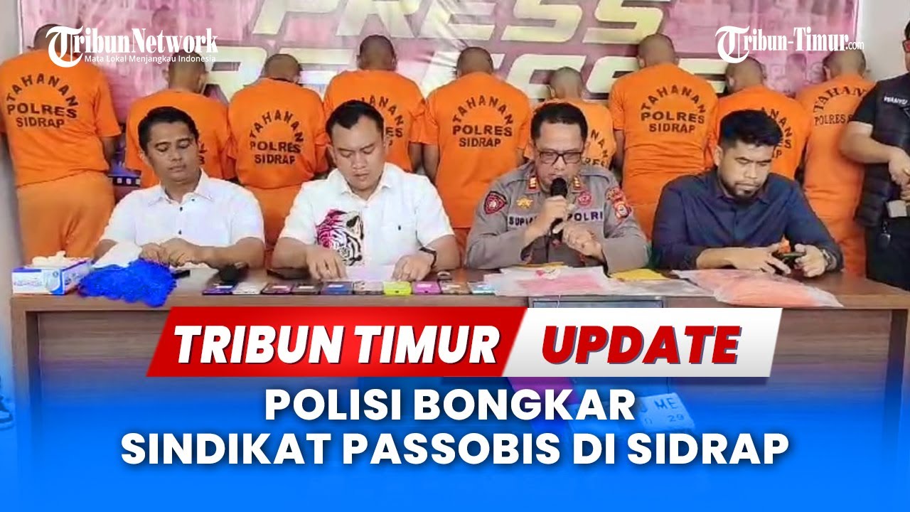 🔴LIVE UPDATE : Polisi Bongkar Sindikat Passobis di Sidrap, Modusnya Jual Motor di Marketplace FB