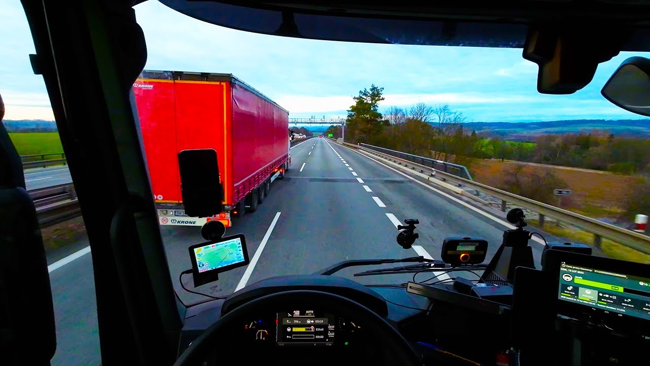 A1 Czech Highway, Cechicy. Renault Truck Driver's Day