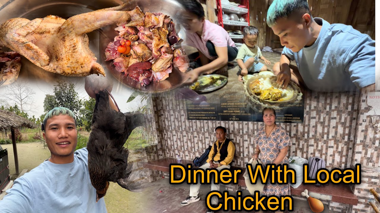 Dinner With Local Desi Chicken 🍗 || Maa Chali Gayi😢 Bye Bye Mom🥺 Dinner With Family❤️ Village Life