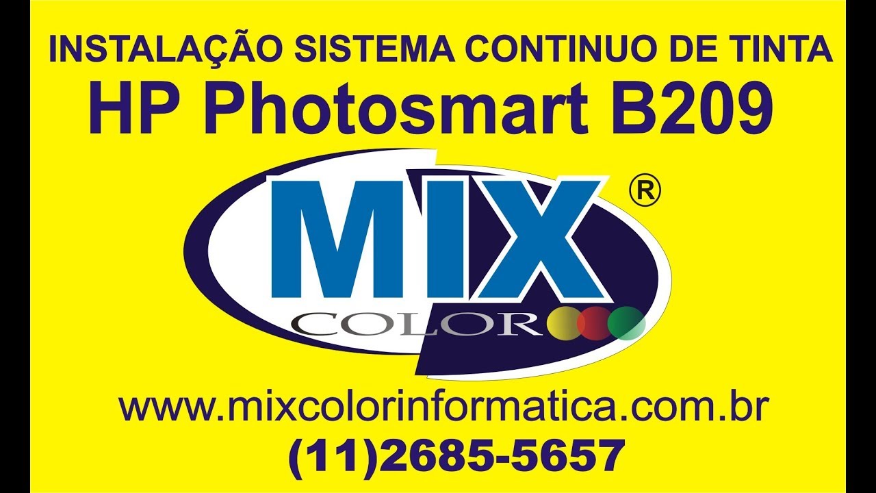 BULK INK HP PHOTOSMART B209 INSTALAÇÃO COMPLETA
