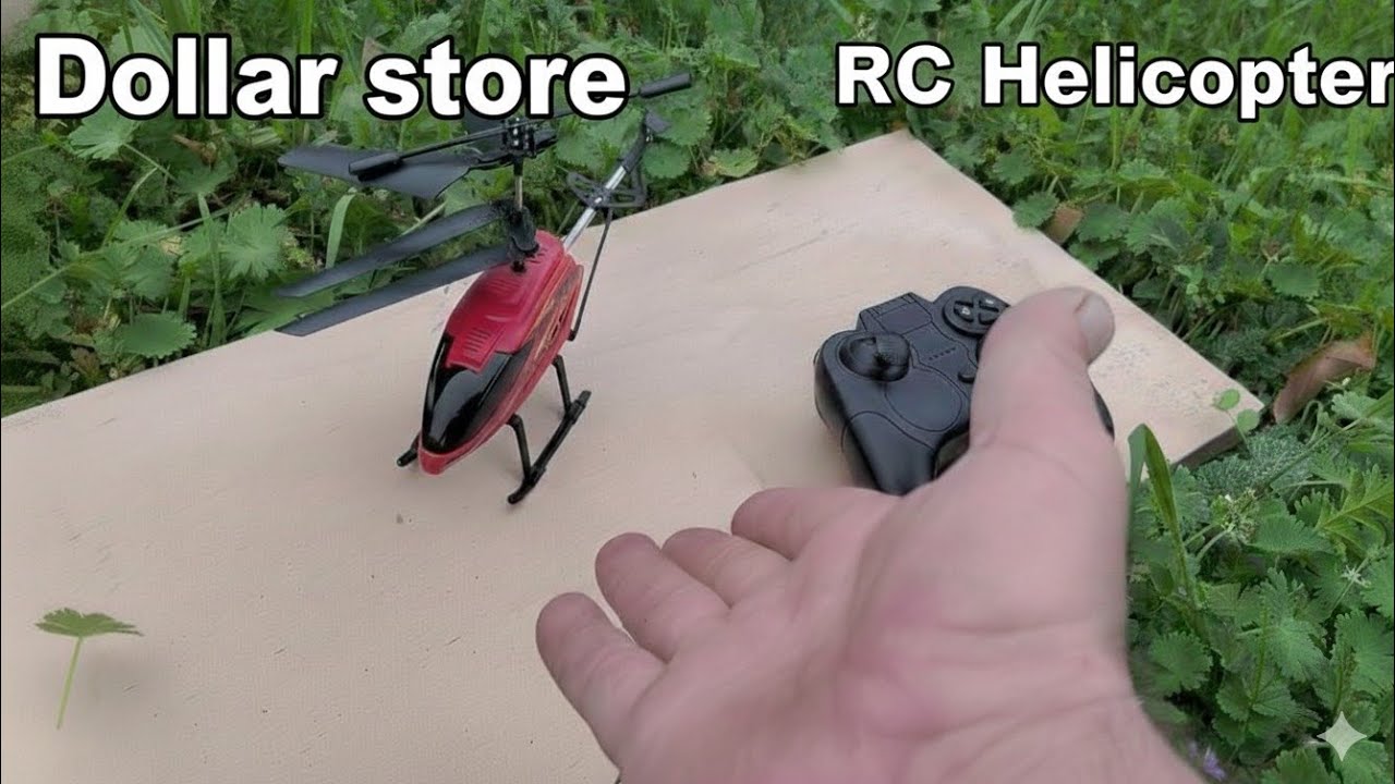 Dollar Store Score? A GYRO is in this Remote Control helicopter?! RC review. 