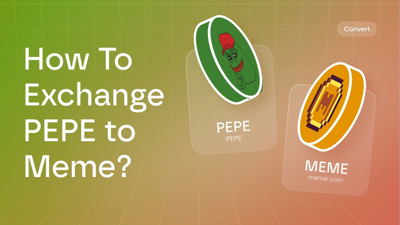 How to Exchange PEPE to MEME Instantly | No KYC Needed