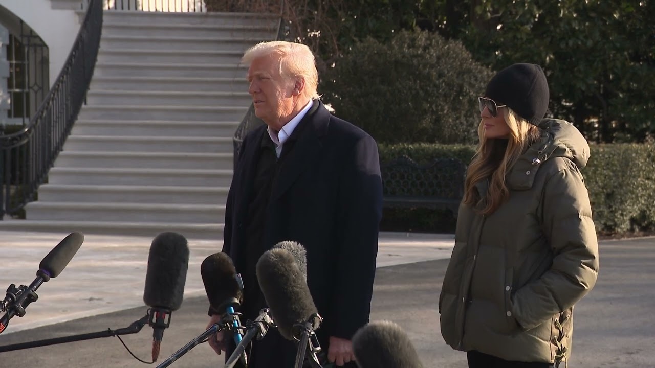 President Trump Delivers Remarks Upon Departure, January 24, 2025