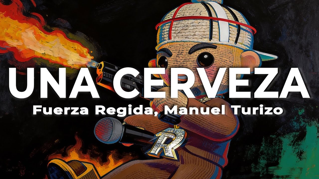 Fuerza Regida, Manuel Turizo - UNA CERVEZA (Letra) | ¿qué estás haciendo?