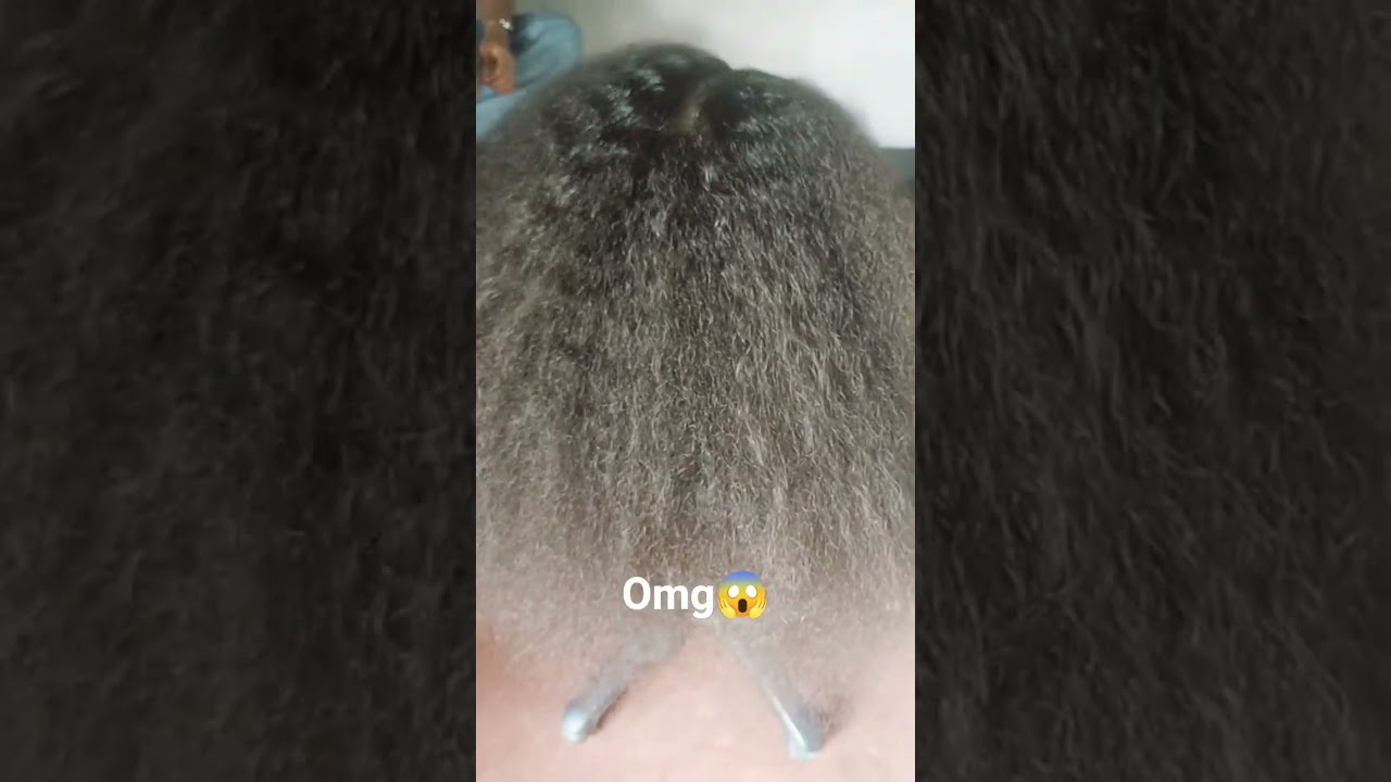 rebonding this kinky hair