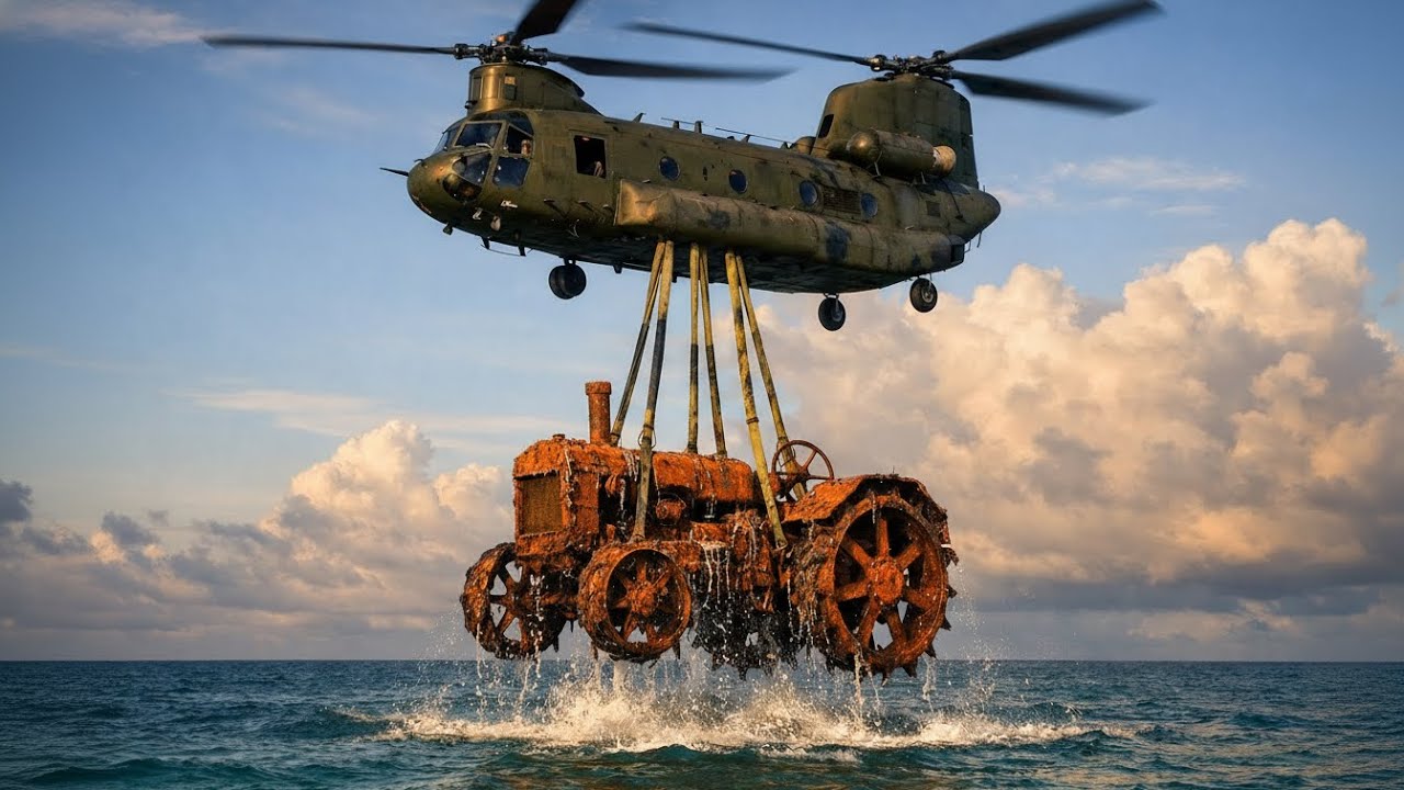 Unbelievable Restoration — The World’s First Tractor Recovered After 80 Years Under the Ocean