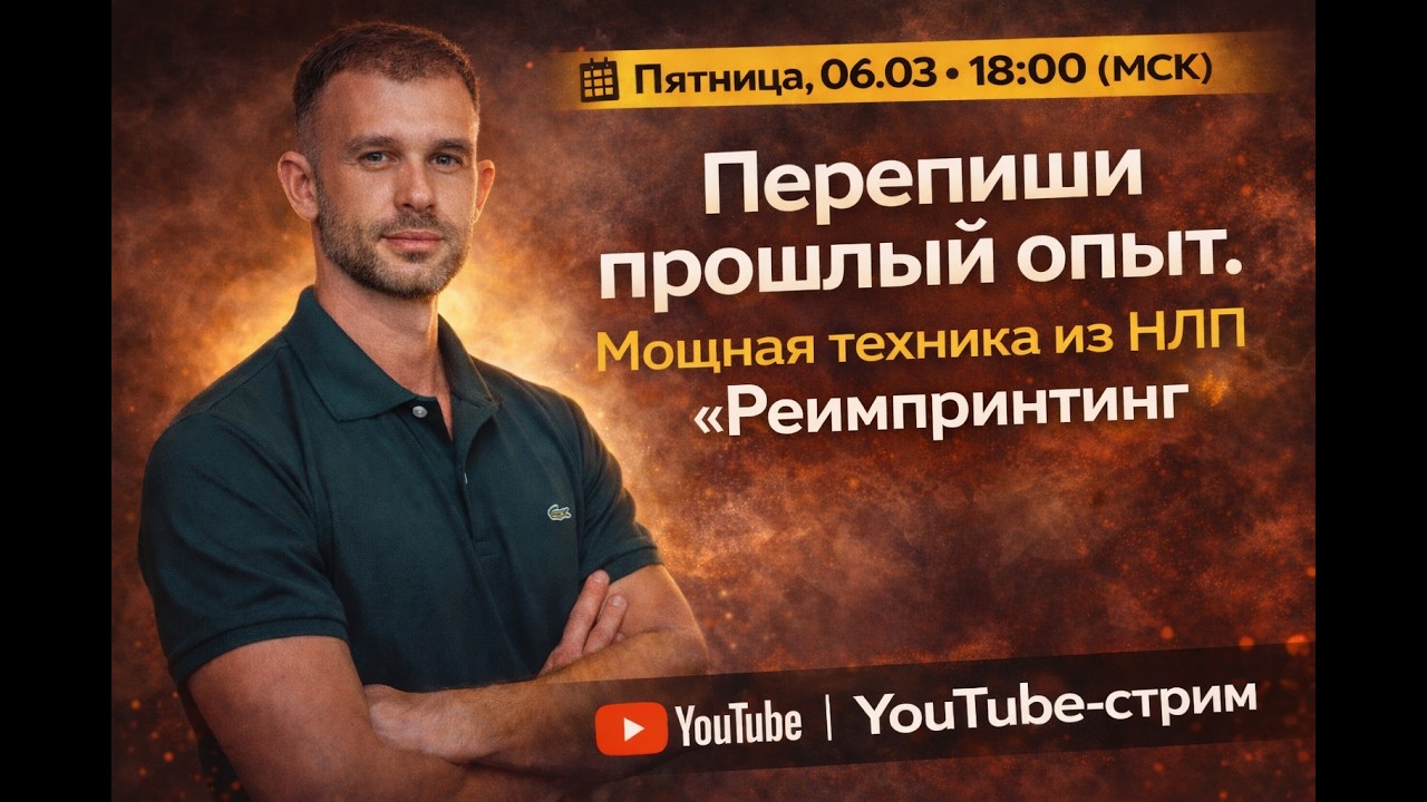 Перепиши прошлый опыт. Мощная техника из НЛП. Реимпринтинг на линии времени.