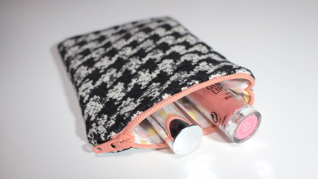 Tuto couture débutant : la trousse zippée doublée ✨ Marion Blush