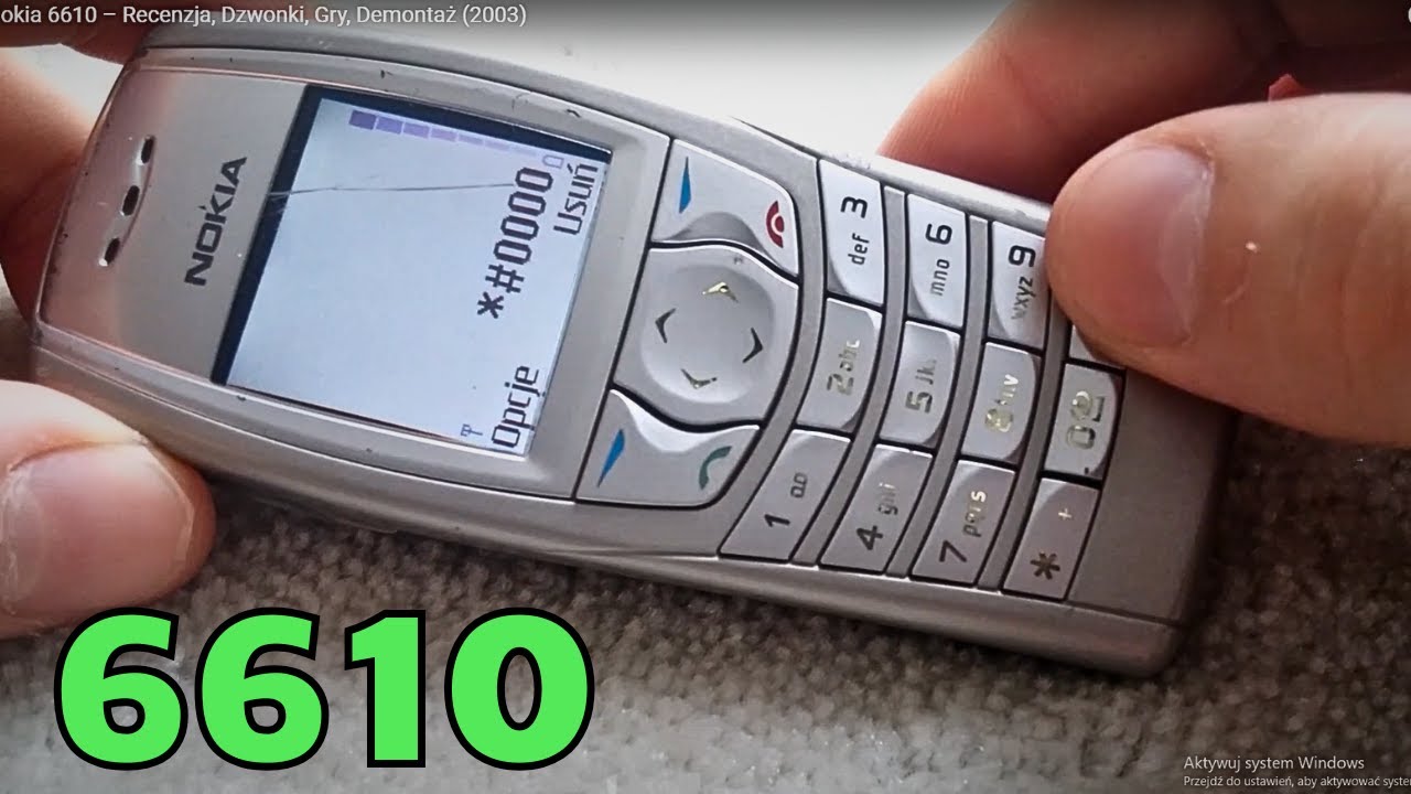 Nokia 6610 &ndash; Recenzja, Dzwonki, Gry, Demontaż (2003)