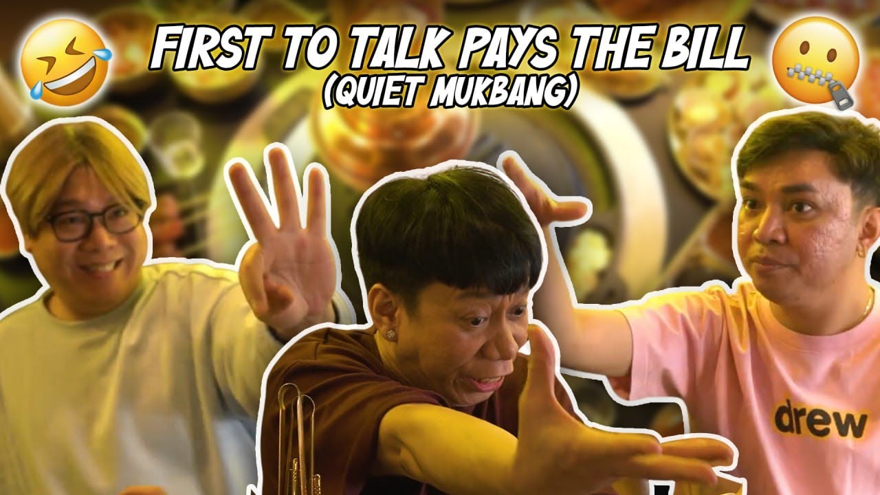 FIRST TO TALK PAYS THE BILL (QUIET MUKBANG) | BEKS BATTALION