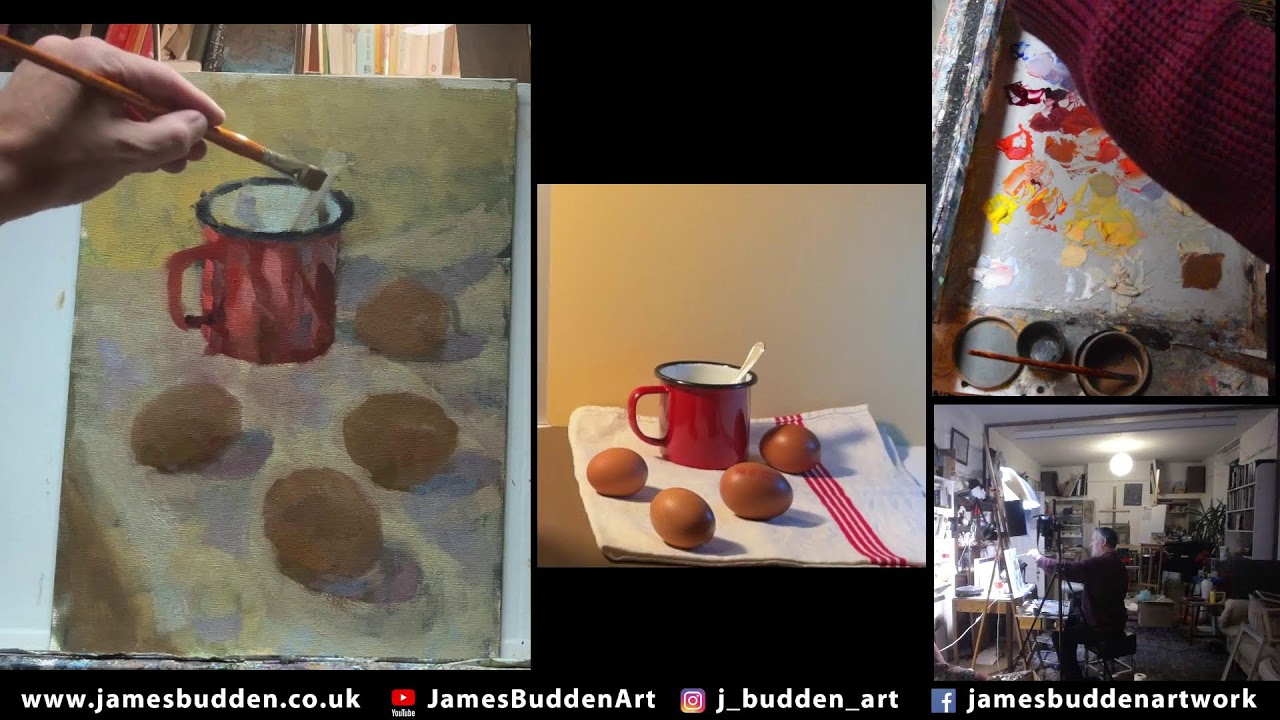 Live oil painting with James Budden