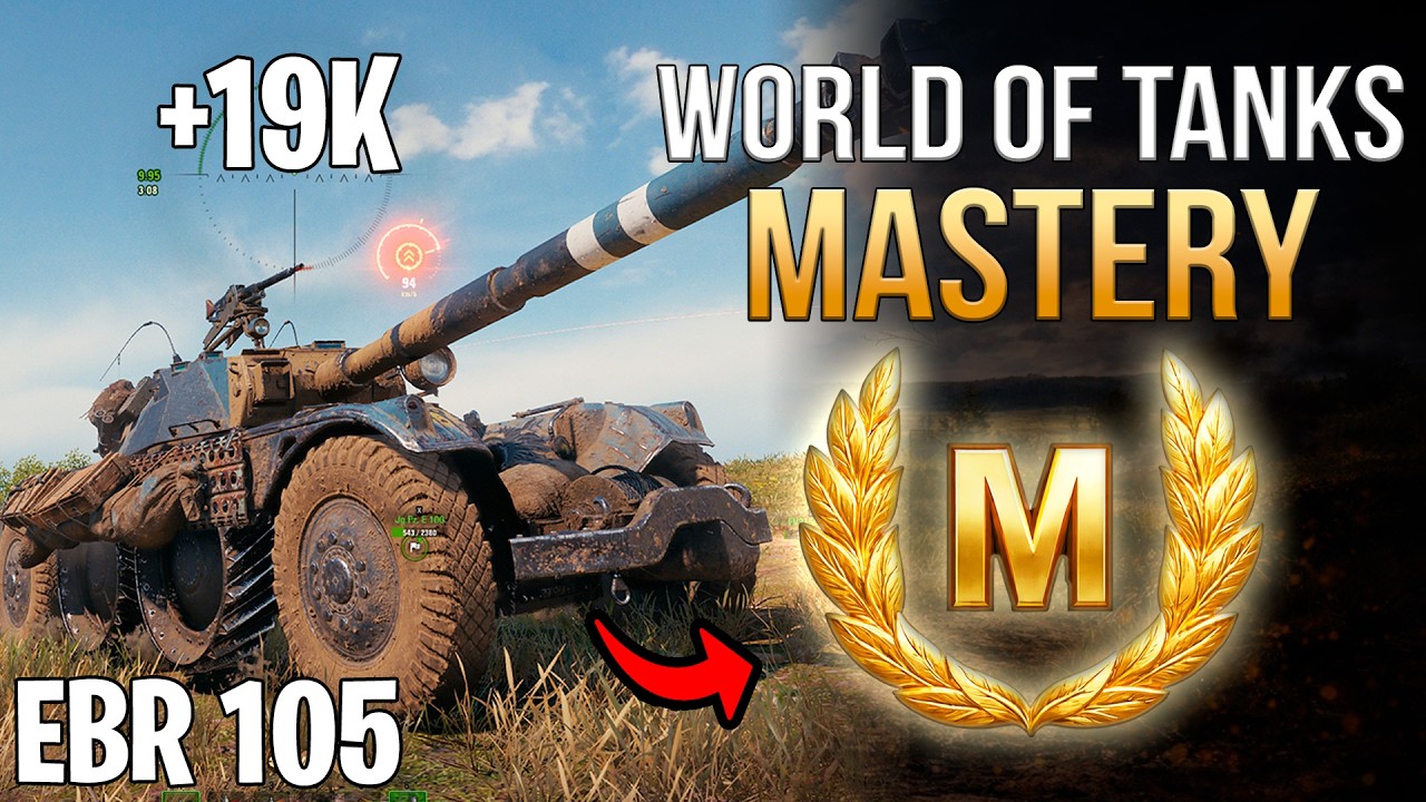Panhard EBR 105 +19.5k DAMAGE in Malinovka | WoT Mastery