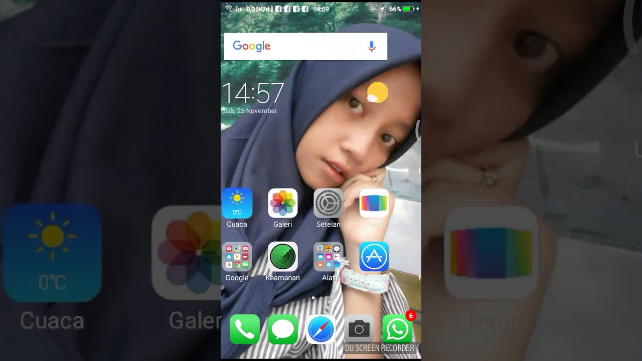 Tutorial Center Clock In MIUI 8-9