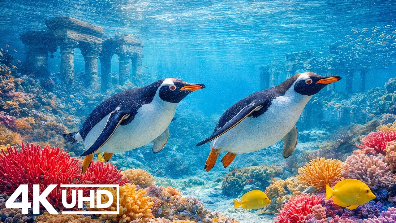 4K Aquarium for Deep Sleep – Peaceful Marine Life & Gentle Ocean Sounds
