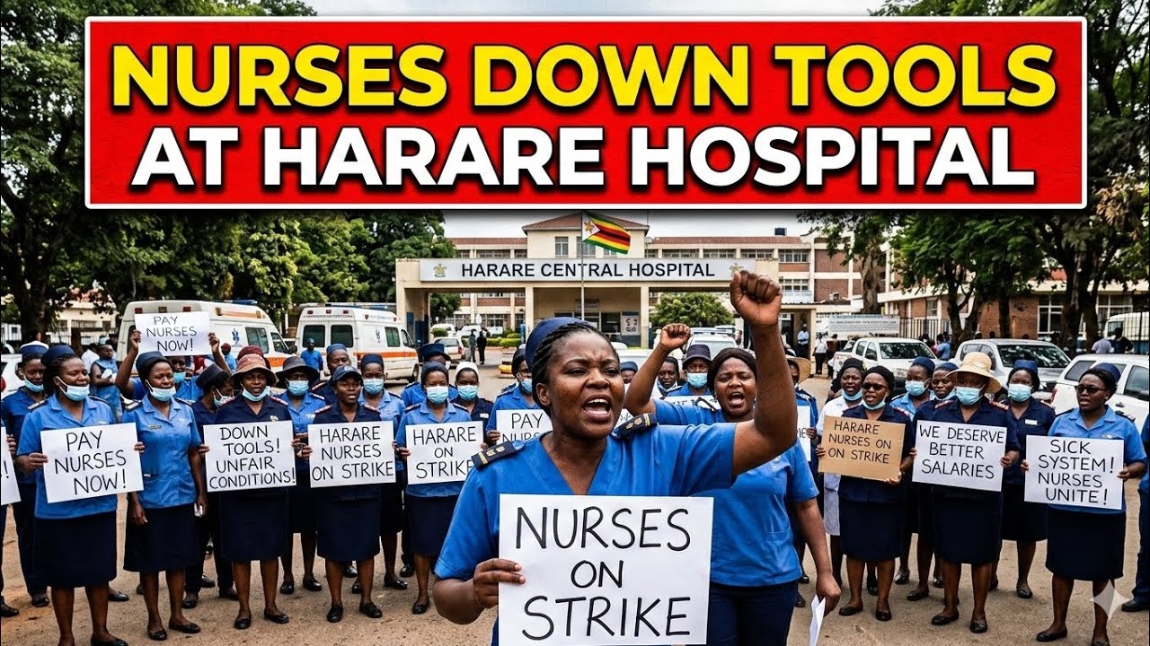 BREAKING: Nurses Strike at Harare Hospital Over Poor Pay