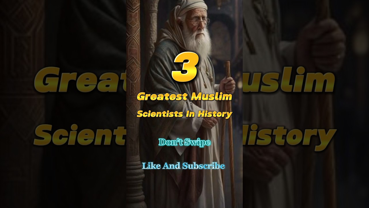3 Greatest Muslim Scientists In History😱#shorts #islamicshorts #islamic #shortsfeed #muslim