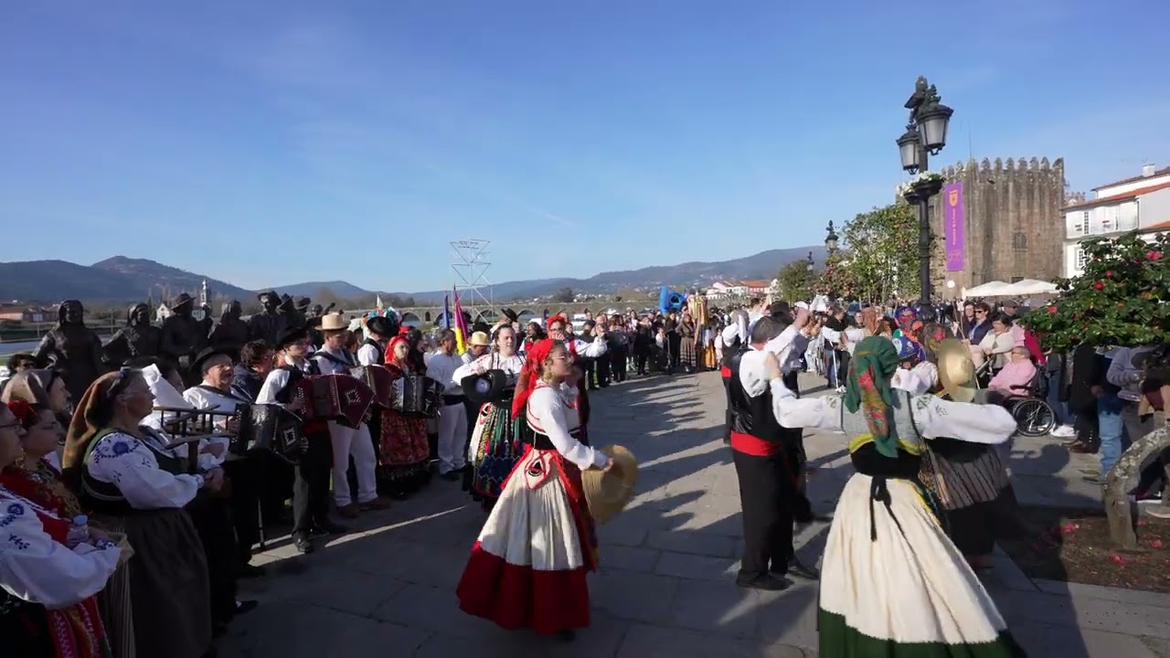 DESFILE DA TRADIÇÃO PONTE DE LIMA ATUAÇÃO DO GRUPO DAS ESPADELADEIRAS DE REBORDÕES SOUTO. 1-03-2026