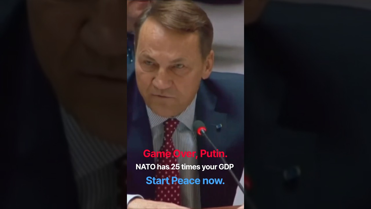 Game Over for Putin, Time for Peace - at UN Polands representative Radek Sikorski wins by words 🕊️